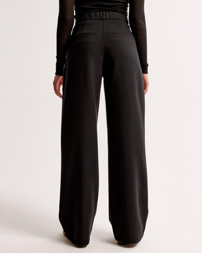 Pantalon taille haute plissé | Élégance quotidienne