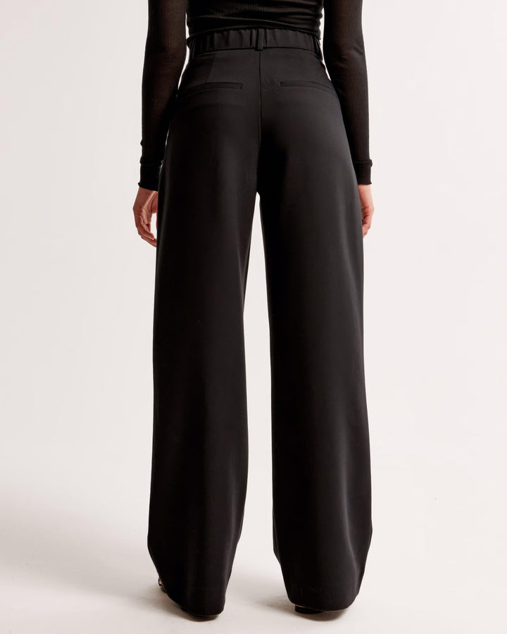 Pantalon taille haute plissé | Élégance quotidienne