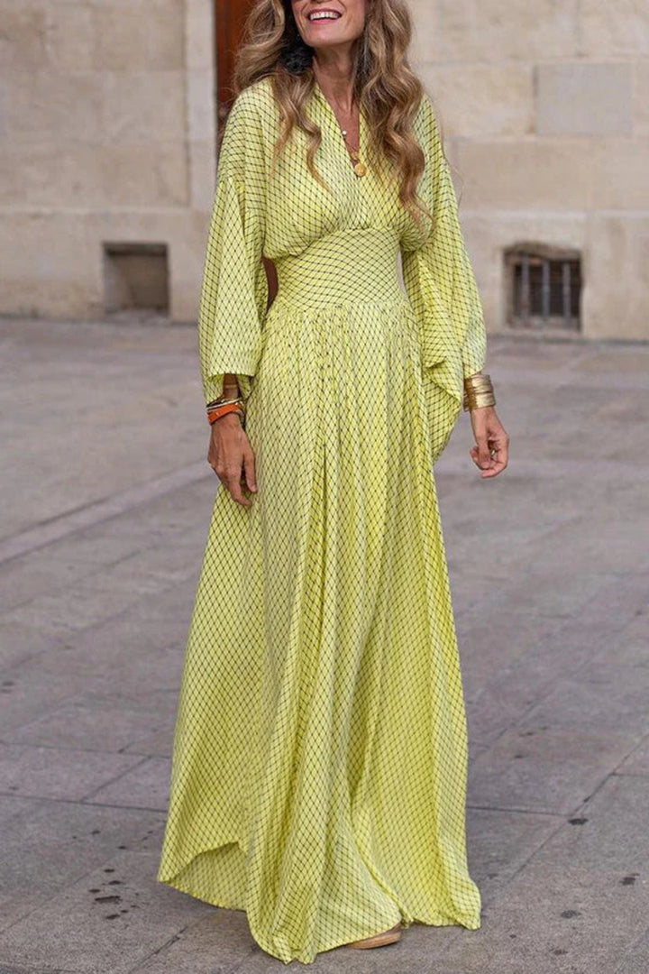 Robe longue imprimée | Élégance bohème
