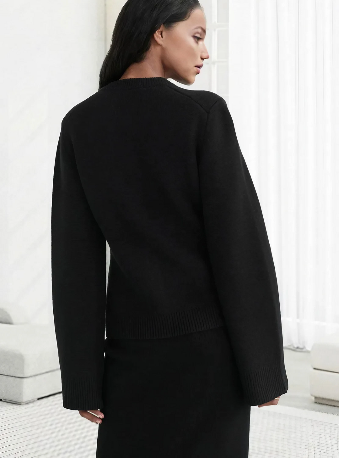 Cardigan doux à boutons | Confort élégant