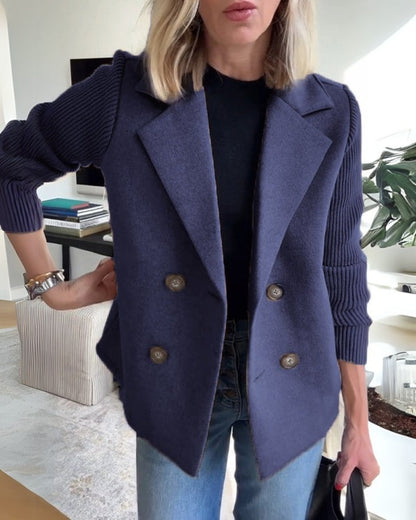 Blazer décontracté à boutons | Élégance structurée