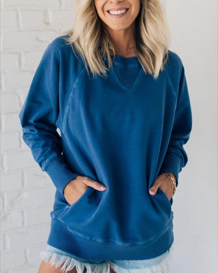 Sweat à col côtelé | Détente quotidienne avec style