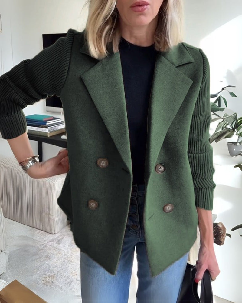 Blazer décontracté à boutons | Élégance structurée