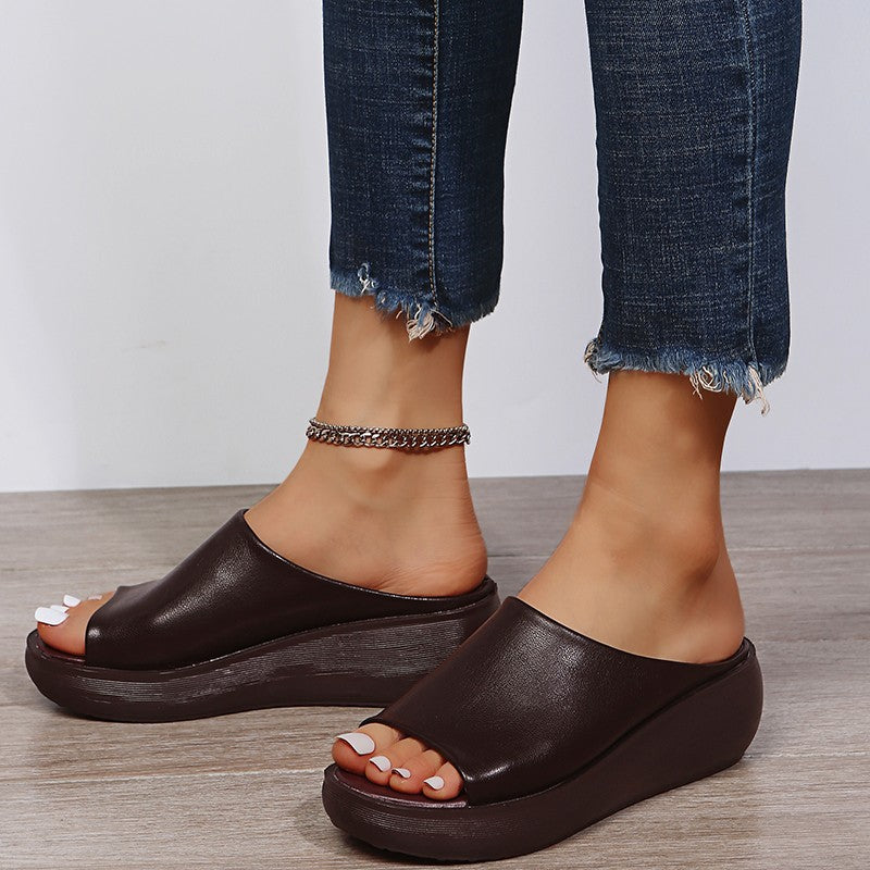 Mules compensées | Confort et style décontracté