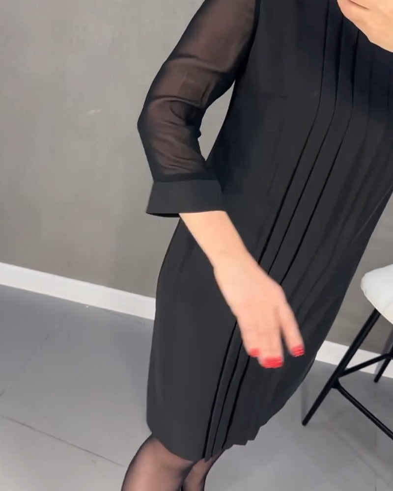 Robe plissée élégante | Chic et intemporelle