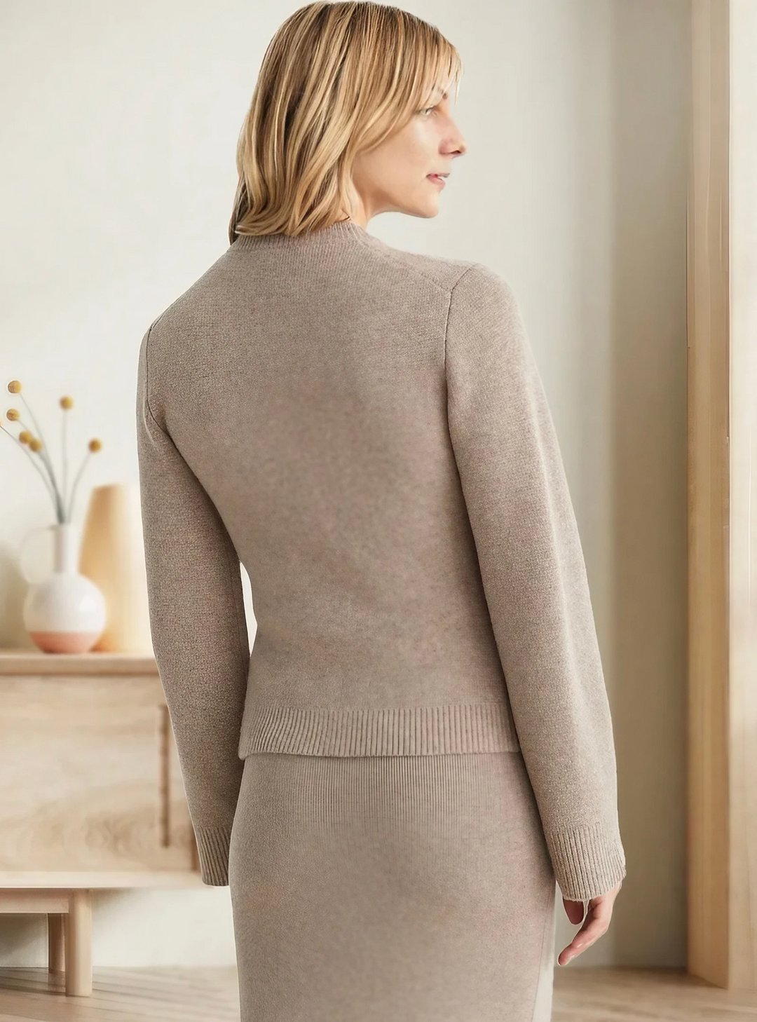 Cardigan doux à boutons | Confort élégant