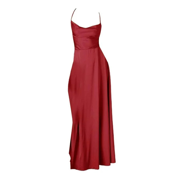 Robe longue sans manches | Élégance estivale pour occasions spéciales