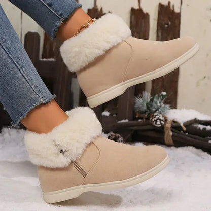 Bottines en suédine | Confort thermique hivernal