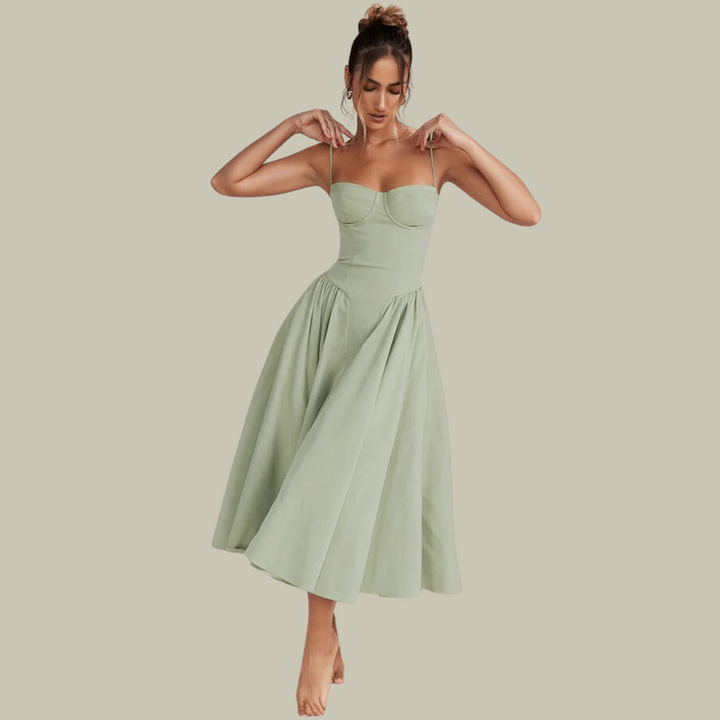 Robe corset sans manches | Élégance féminine et allure chic parfaite pour soirées et occasions spéciales