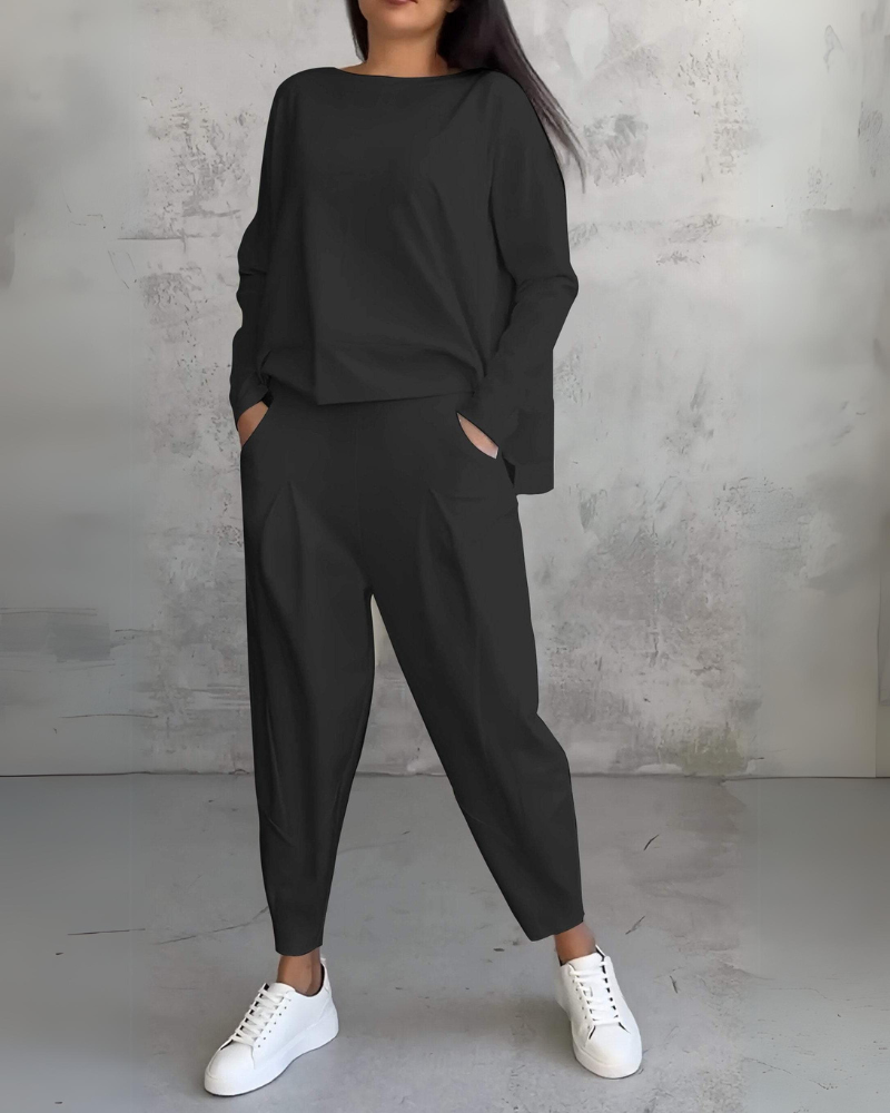 Ensemble lounge élégant | Simplicité moderne et confort absolu