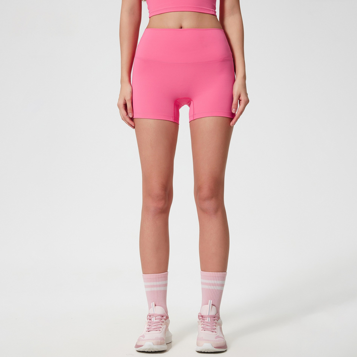 Short de sport femme taille haute | Confort sculptant & look galbant