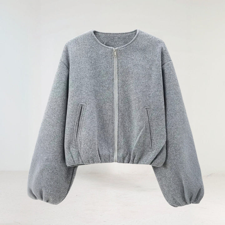 Veste courte zippée | Élégance de mi-saison