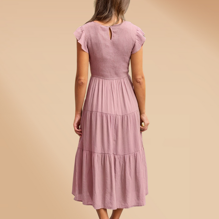 Robe longue fluide | Parfaite pour l'été