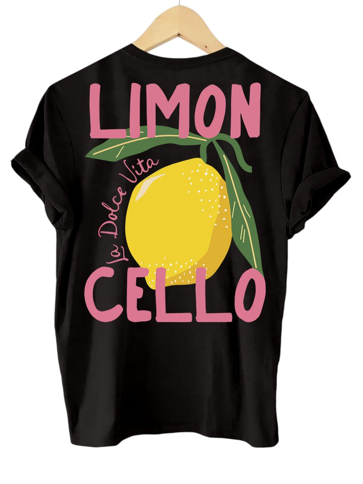 T-shirt imprimé citron | Esprit estival et look décontracté