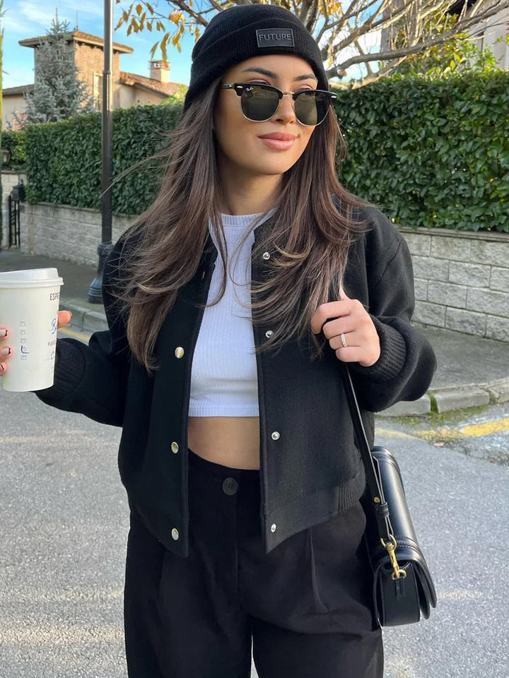 Veste courte casual | Parfaite pour la mi-saison