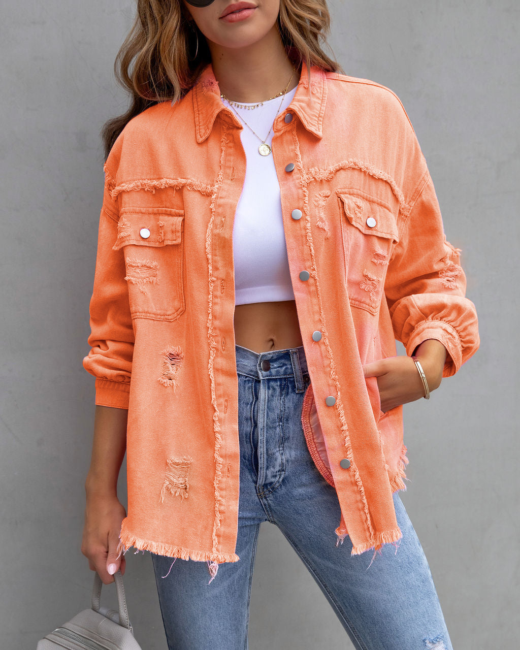 Veste en jean | Style urbain décontracté