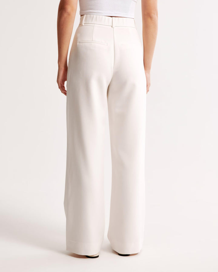 Pantalon taille haute plissé | Élégance quotidienne