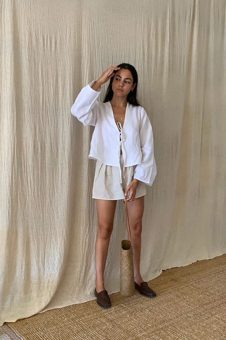 Blouse légère à manches longues | Élégance décontractée