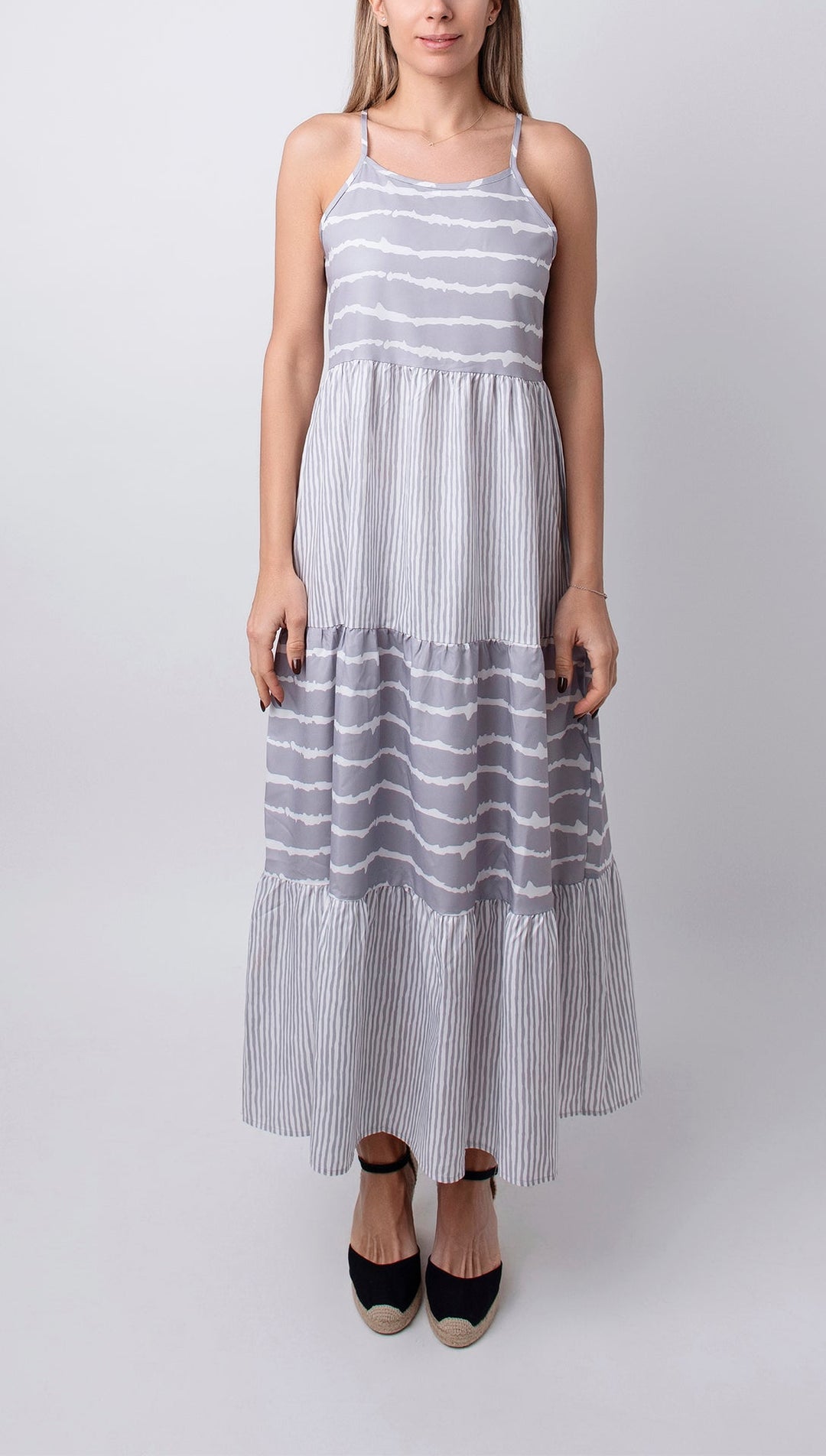 Robe longue évasée | Fraîcheur estivale