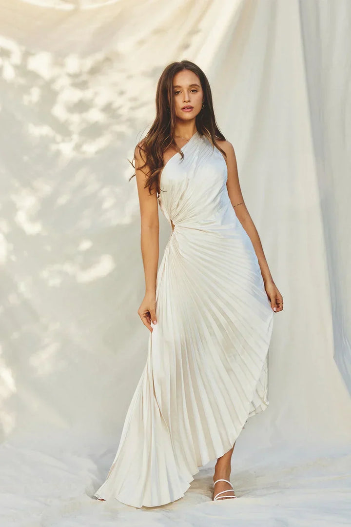 Robe longue asymétrique | Élégance estivale