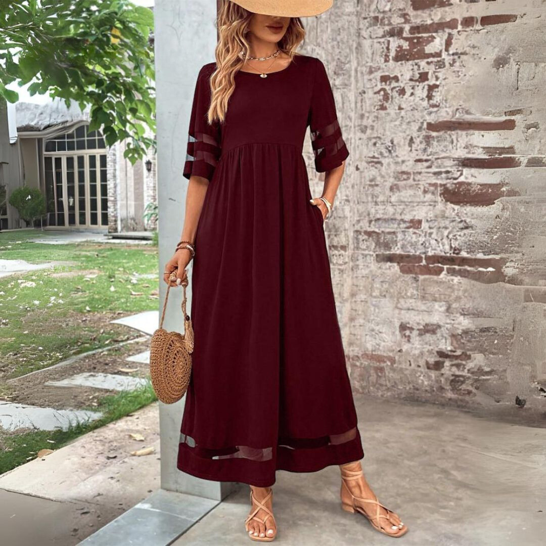 Robe Maxi Élancée | Sophistication légère pour vos journées