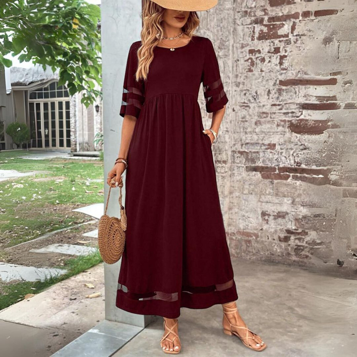 Robe Maxi Élancée | Sophistication légère pour vos journées