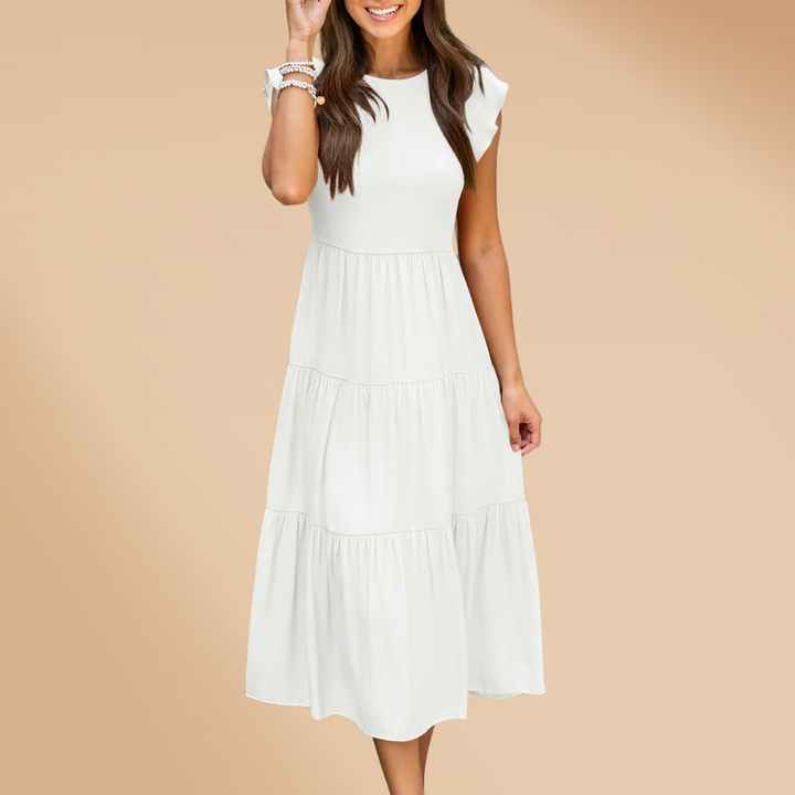 Robe longue fluide | Parfaite pour l'été