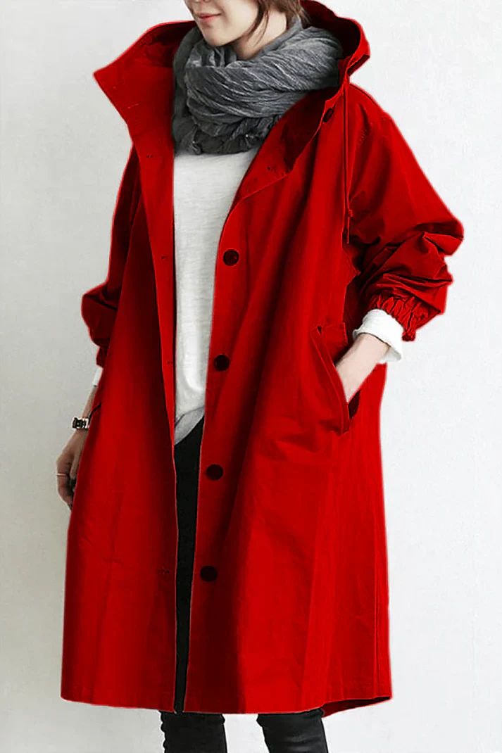 Manteau imperméable à capuche | Protection stylée par temps de pluie