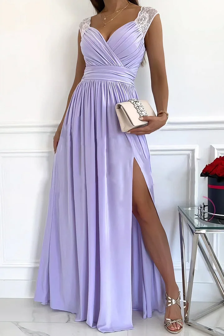 Robe longue élégante sans manches | Idéale pour les occasions spéciales