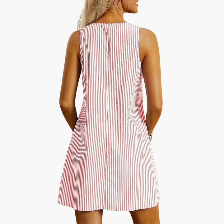 Robe mini sans manches | Idéale pour l’été et les journées décontractées
