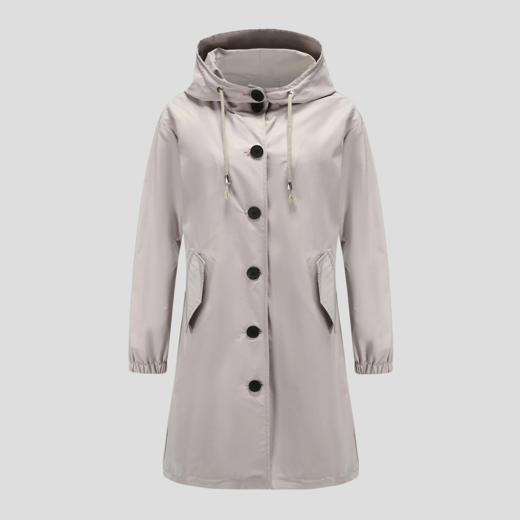 Imperméable à capuche femme | Pluie légère