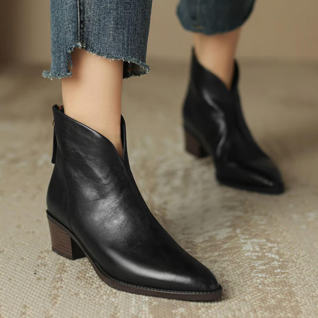 Bottines élégantes à talon | Style classique avec finition moderne