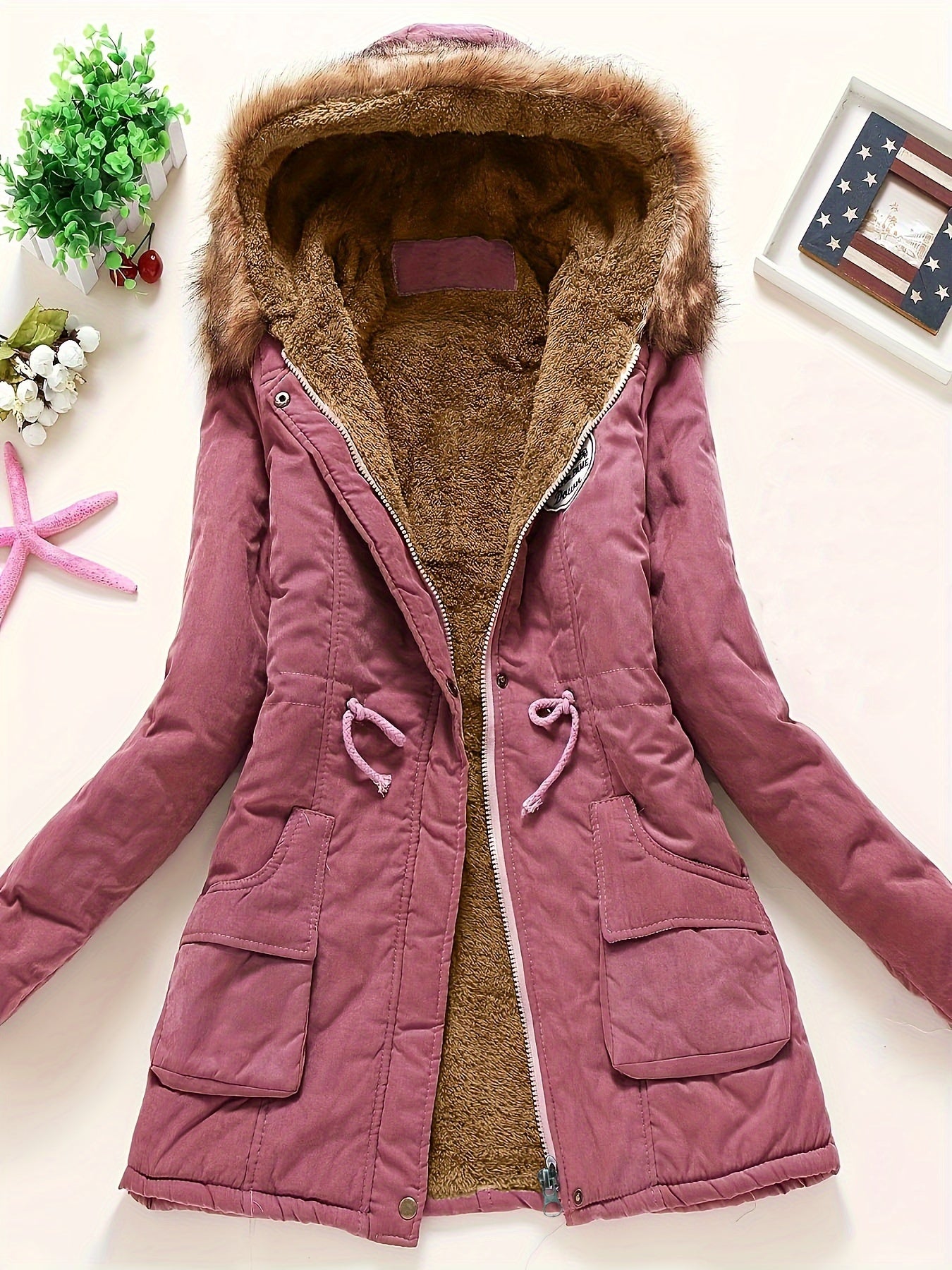 Parka femme | Hiver douillet avec doublure en polaire