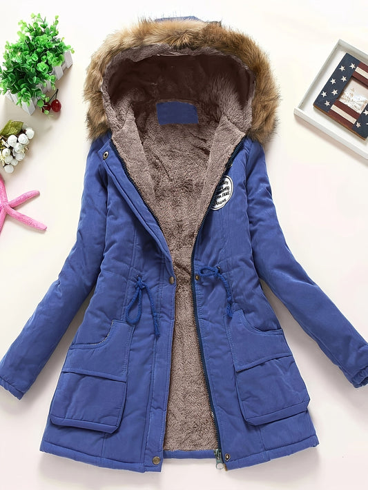 Parka femme | Hiver douillet avec doublure en polaire