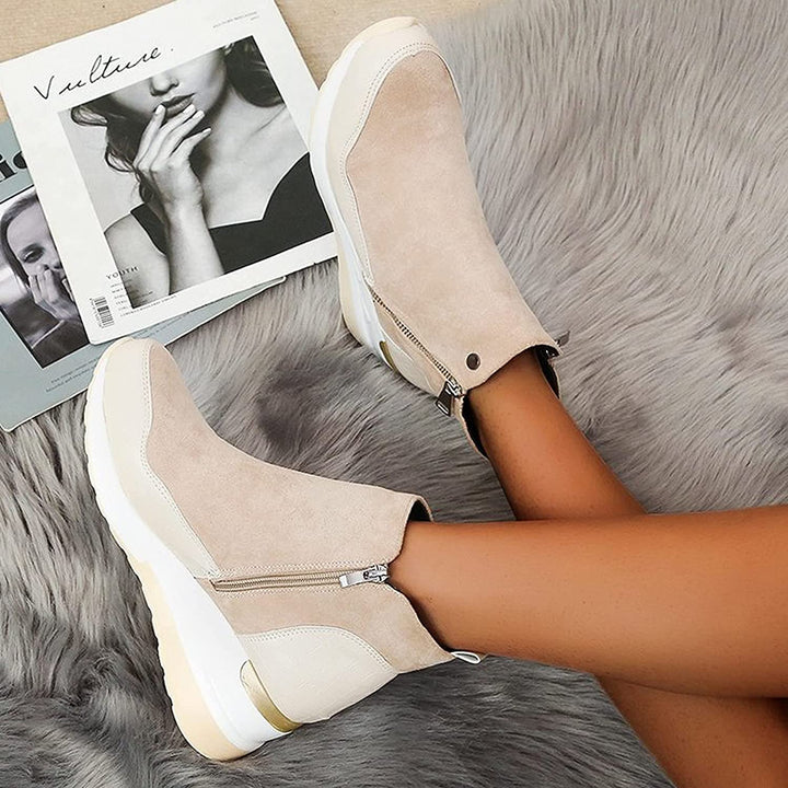 Bottines imperméables confortables pour femme | Idéales pour l'automne