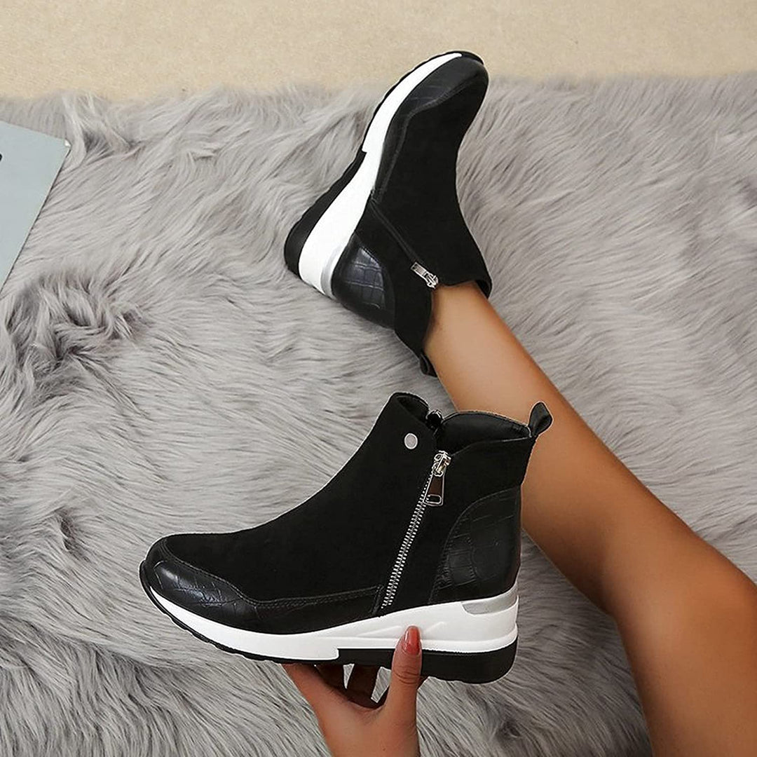 Bottines imperméables confortables pour femme | Idéales pour l'automne