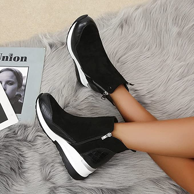 Bottines imperméables confortables pour femme | Idéales pour l'automne