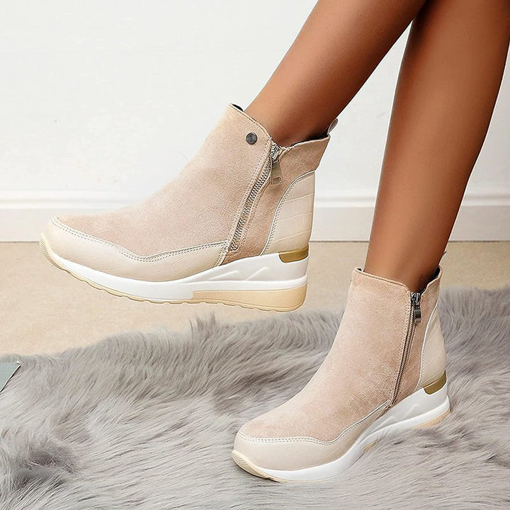 Bottines imperméables confortables pour femme | Idéales pour l'automne
