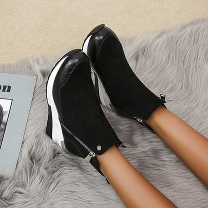 Bottines imperméables confortables pour femme | Idéales pour l'automne