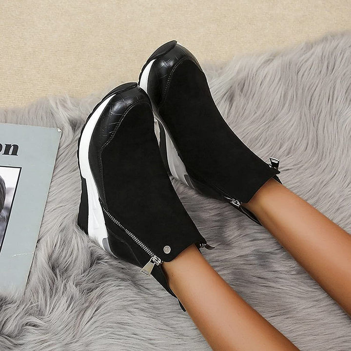 Bottines imperméables confortables pour femme | Idéales pour l'automne