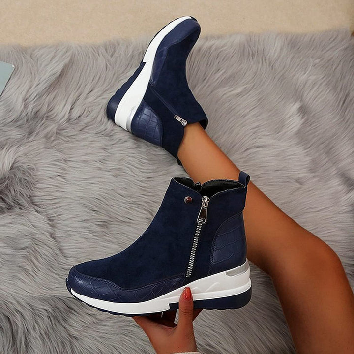 Bottines imperméables confortables pour femme | Idéales pour l'automne