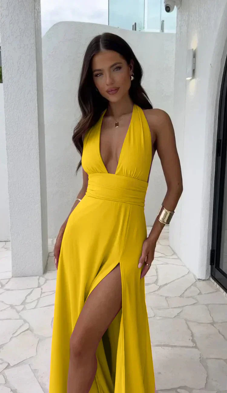 Robe longue élégante | Idéale pour les soirées d'été