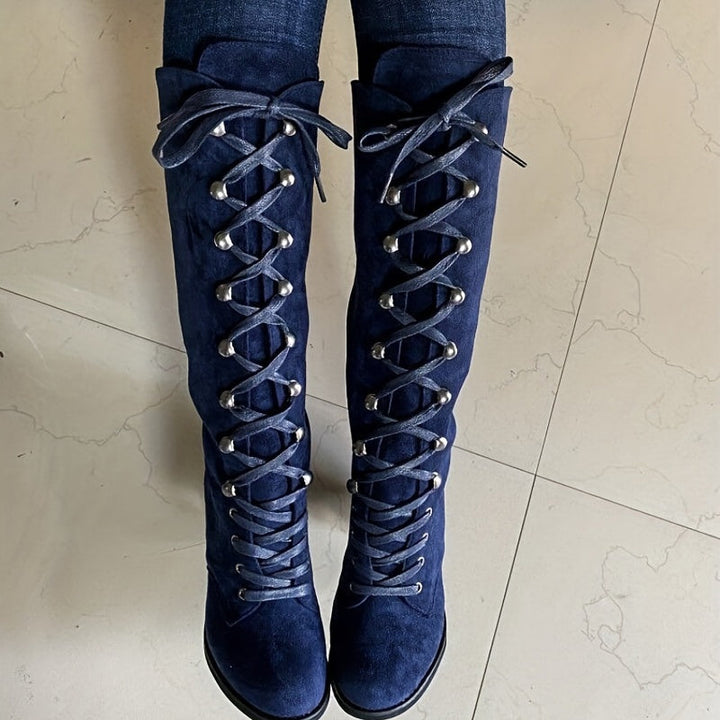 Bottes hautes à lacets | Style audacieux