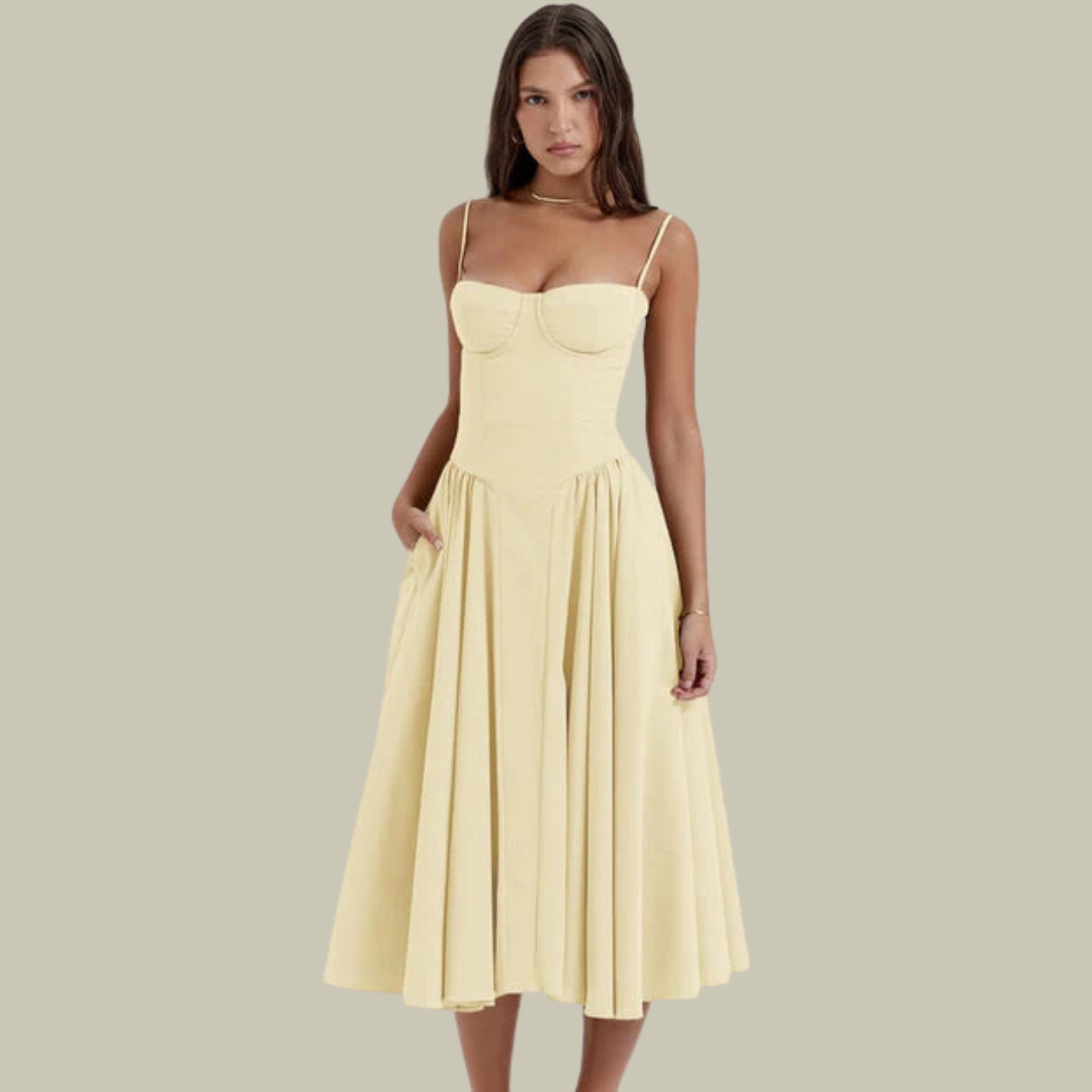 Robe corset sans manches | Élégance féminine et allure chic parfaite pour soirées et occasions spéciales