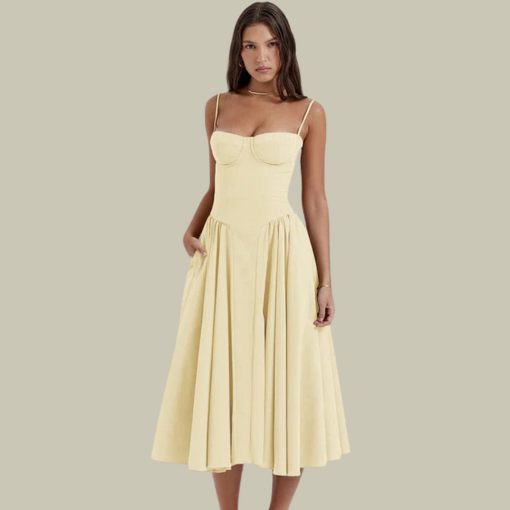 Robe corset sans manches | Élégance féminine et allure chic parfaite pour soirées et occasions spéciales