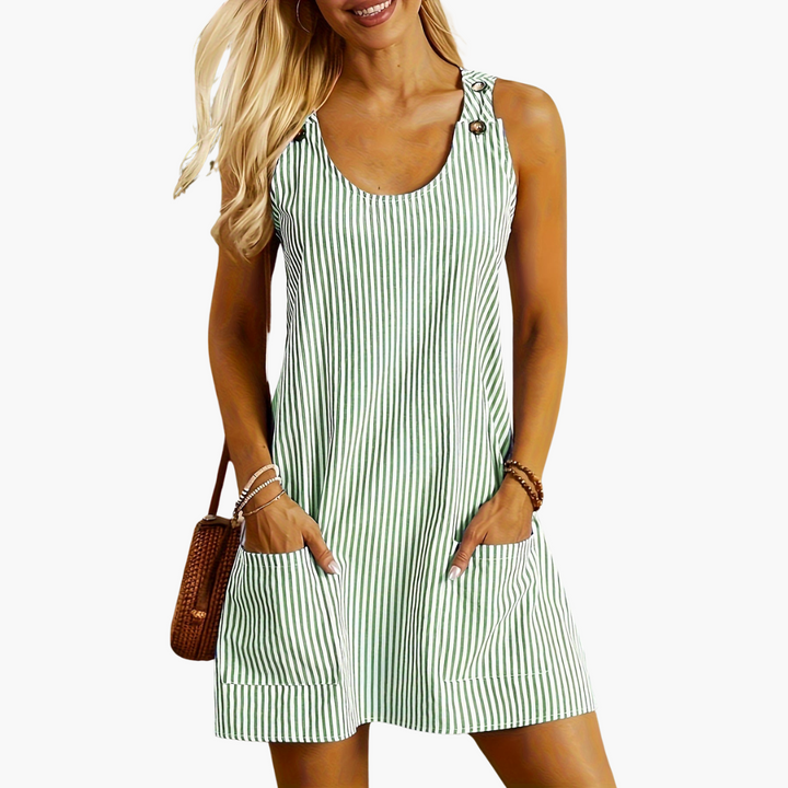 Robe mini sans manches | Idéale pour l’été et les journées décontractées