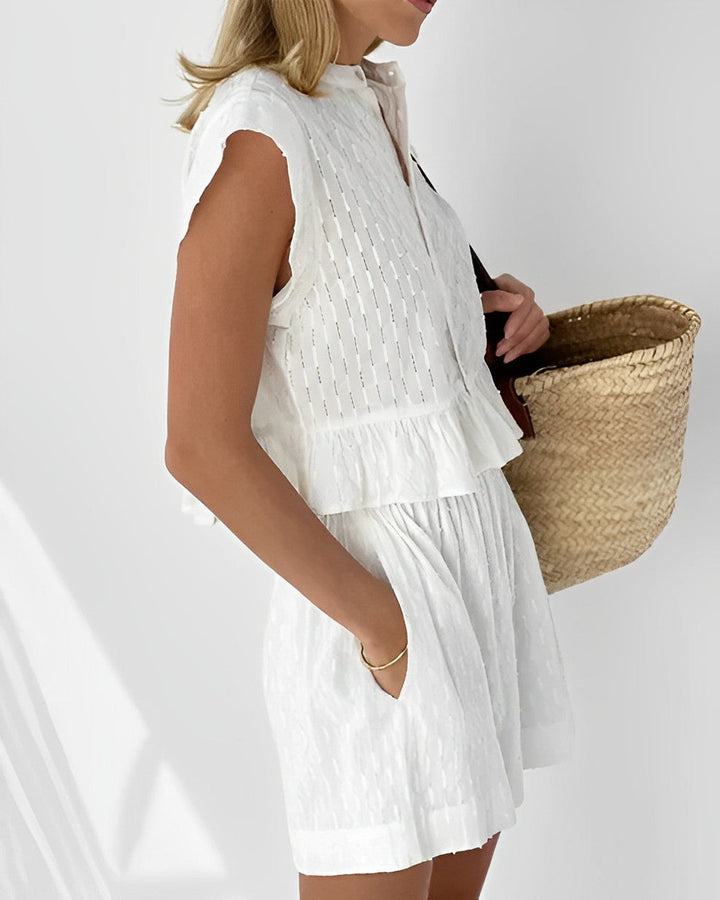 Ensemble d'été jacquard | Élégance légère pour les beaux jours