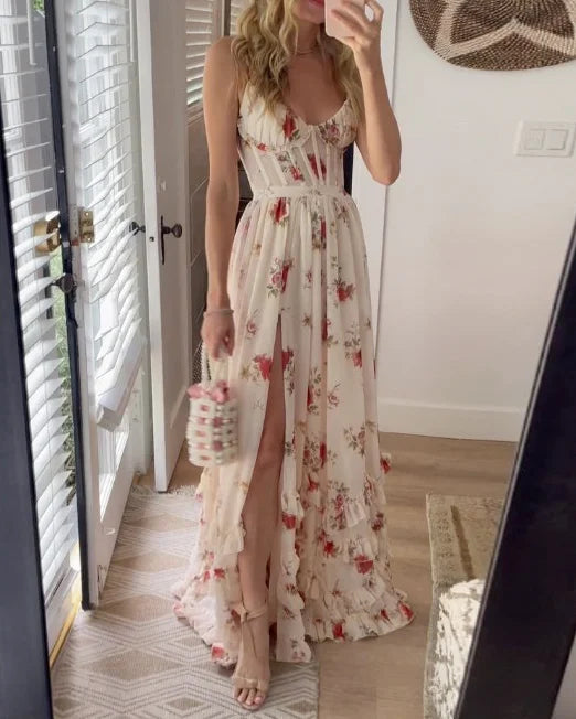 Robe Longue Fleurie | Élégance Estivale