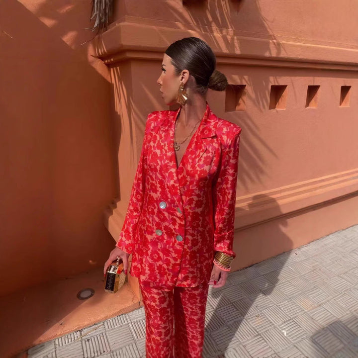 Ensemble pantalon et blazer structuré | Élégance printanière