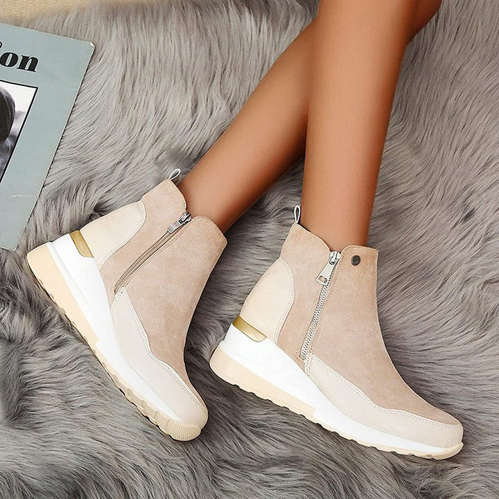 Bottines imperméables confortables pour femme | Idéales pour l'automne